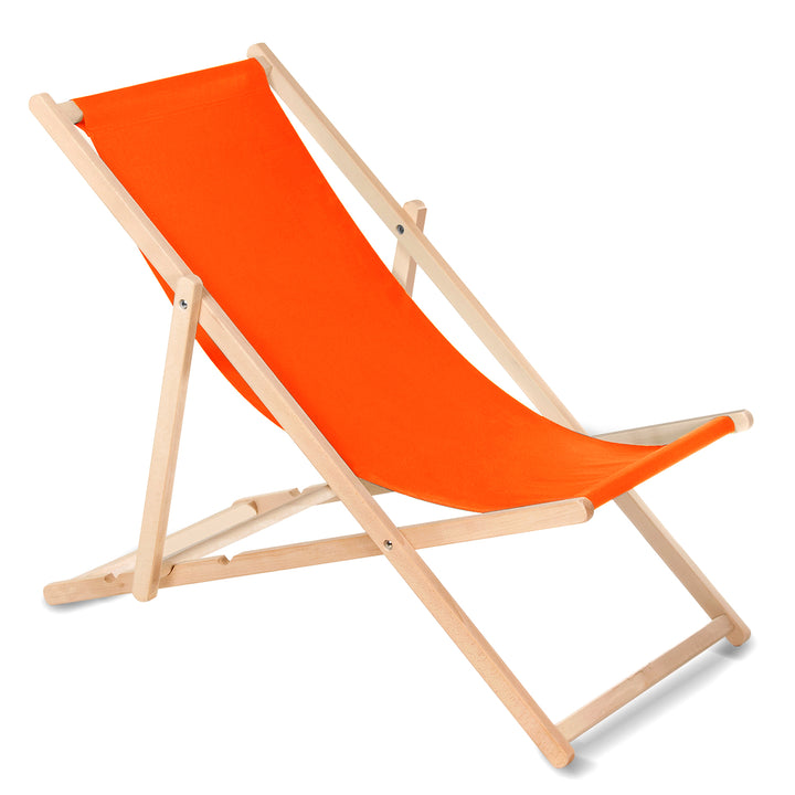 Espreguiçadeira GreenBlue GB183 Classic Beech, Laranja, Embalagem de 4