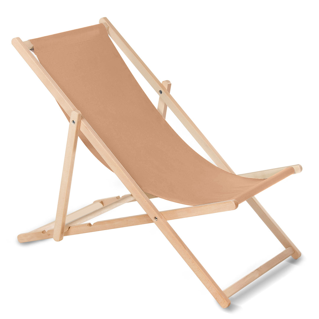 Espreguiçadeira GreenBlue GB183 Classic Beech, cor capuchinha, pacote de 4