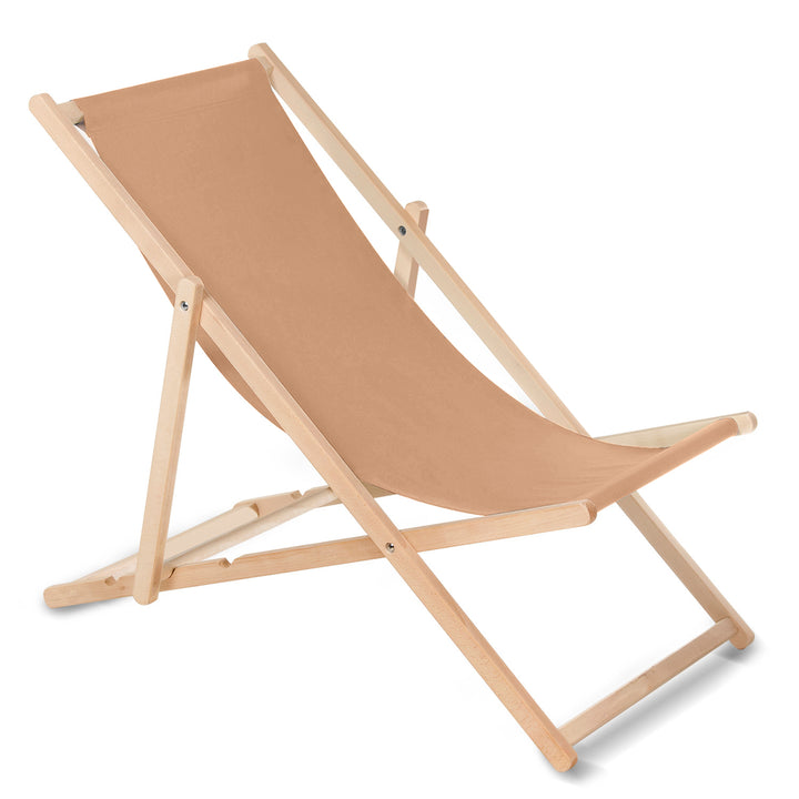Espreguiçadeira GreenBlue GB183 Classic Beech, cor capuchinha, pacote de 4