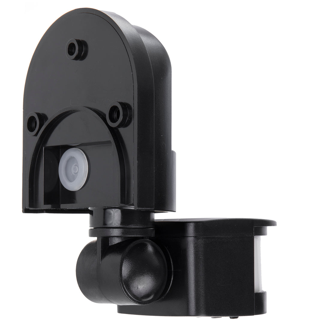 Sensor de movimento e crepúsculo/amanhecer de parede Maclean MCE25, 180°, máx. 1200 W, preto e branco