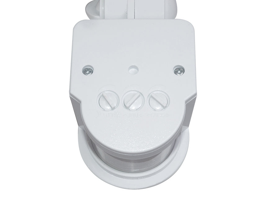 Sensor de movimento e crepúsculo/amanhecer de parede Maclean MCE25, 180°, máx. 1200 W, preto e branco