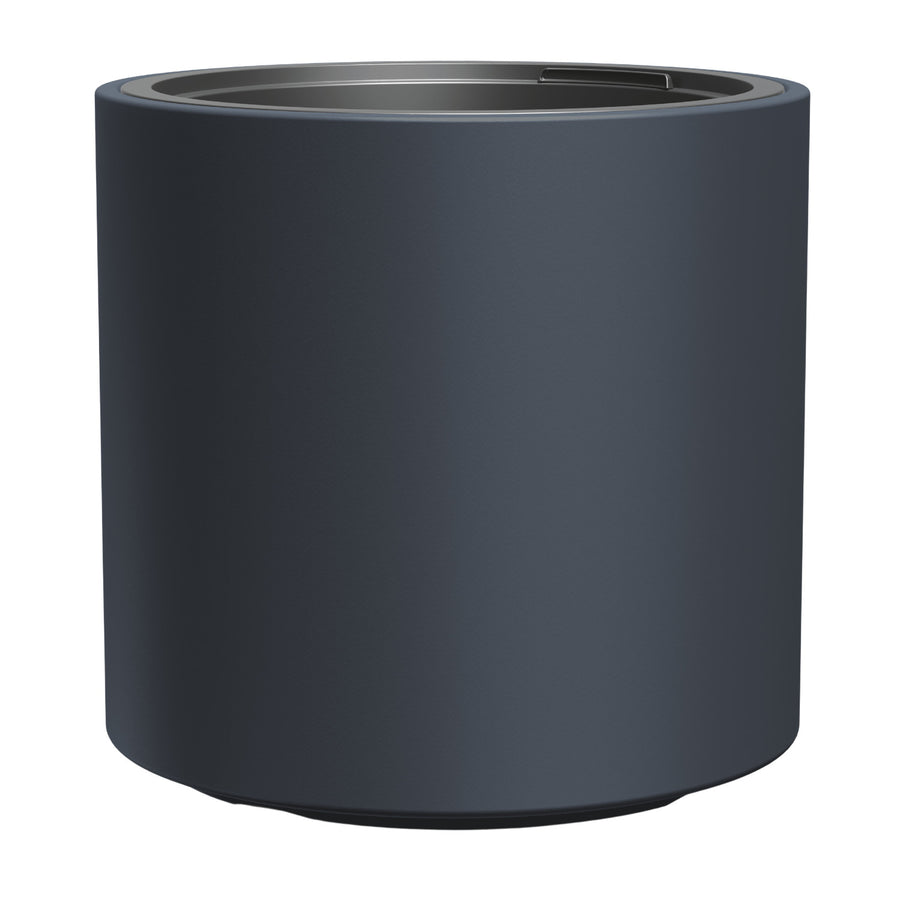 Vaso Prosperplast, com encaixe, altura 29cm, antracite, Heos, 2 peças