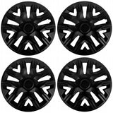 Calotas NRM The Best Universal 16'' Preto Fosco 4 Peças