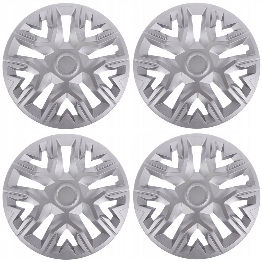 Tampões universais NRM The Best 15'' prateados 4 peças