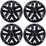 Tapacubos universales 14'' NRM Perfecto lacado negro 4 piezas