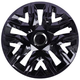 Tapacubos universales 14'' NRM Perfecto lacado negro 4 piezas