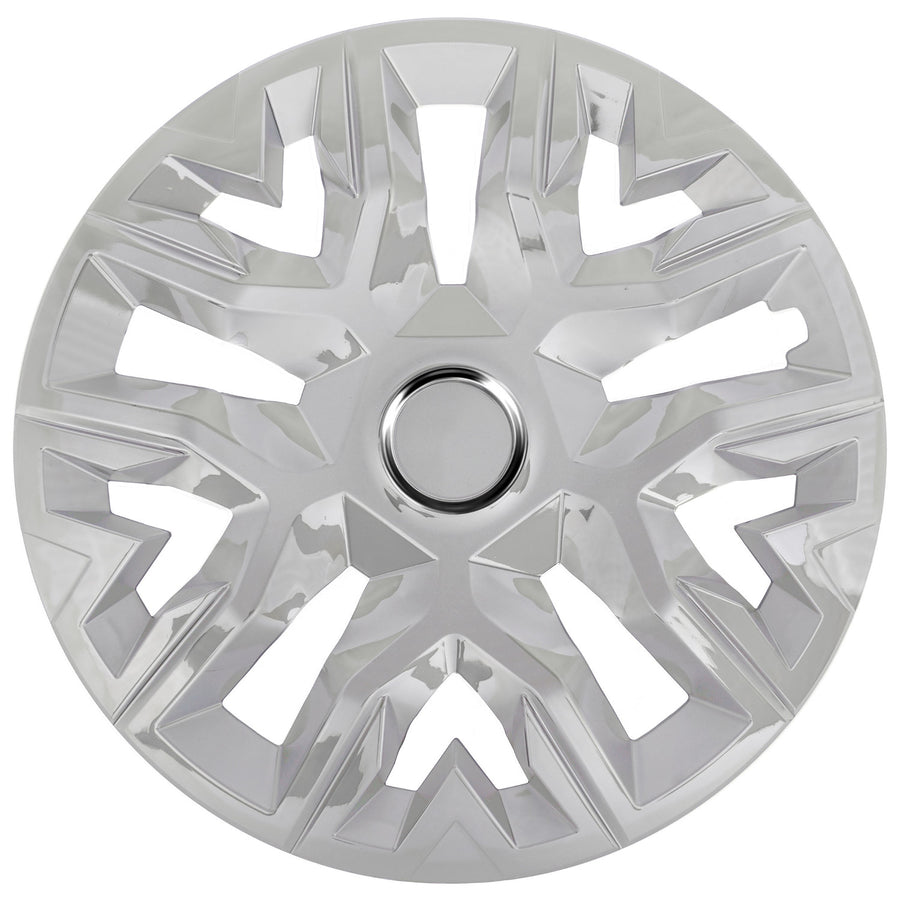 Tapacubos universales 14'' NRM Perfecto lacado plata 4 piezas