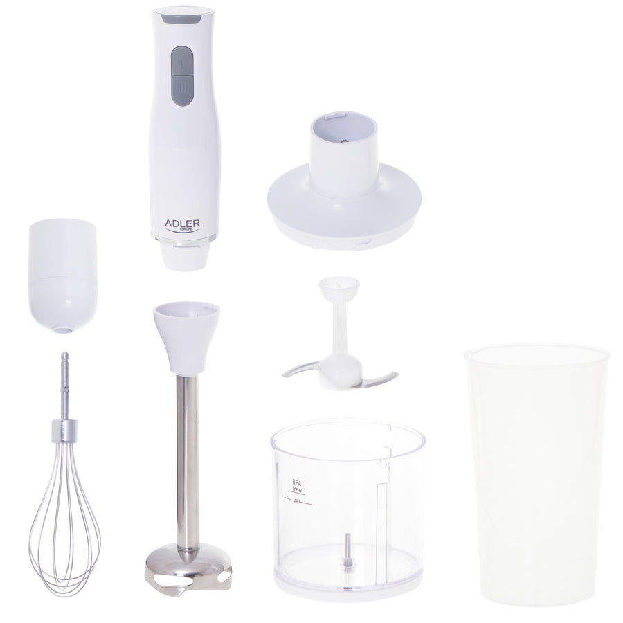 Batedeira manual Adler AD 4620, multifunções, 2 velocidades, branca, 800 W