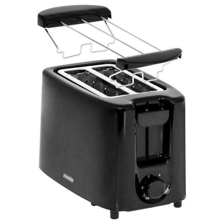 Tostador Mesko, tostador de 2 rebanadas, 900W, negro, MS 3220