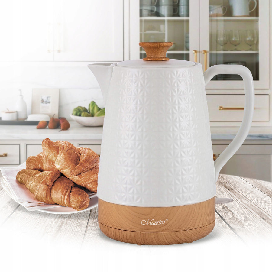 Chaleira elétrica sem fios Maestro, cerâmica, 1800 W, 1,8 L, MR076