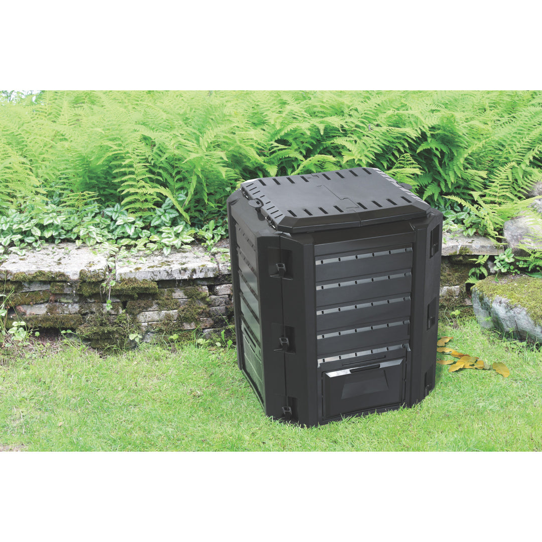 Compostor Prosperplast, resistente à geada, 380 l, preto, Compogreen