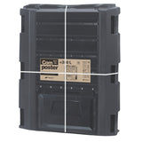Prosperplast Compostador, resistente a las heladas, 380l, color negro, Compogreen