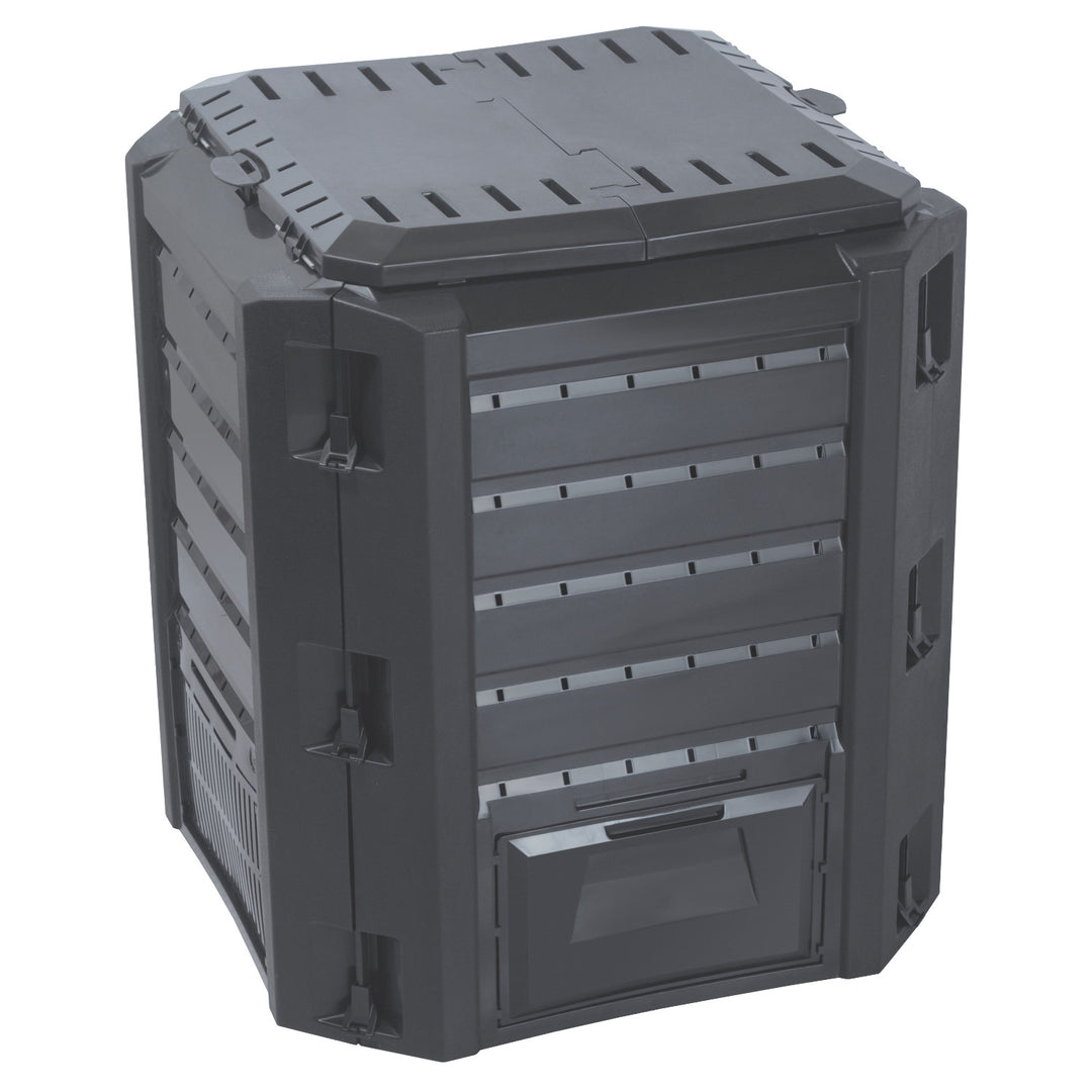 Compostor Prosperplast, resistente à geada, 380 l, preto, Compogreen