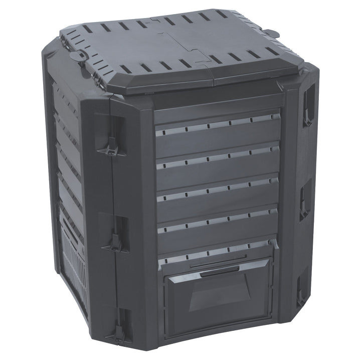 Compostor Prosperplast, resistente à geada, 380 l, preto, Compogreen