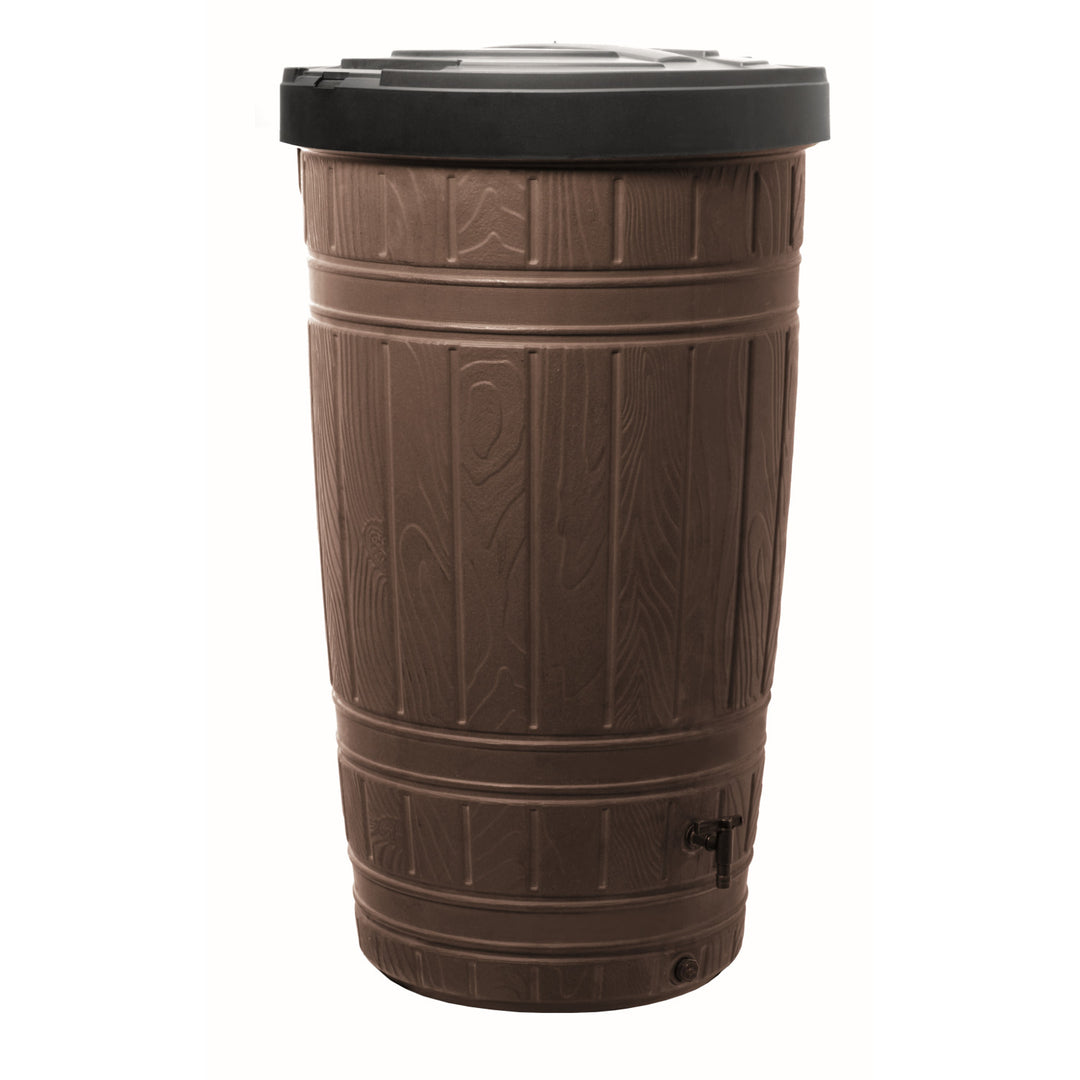 Recipiente para armazenamento de águas pluviais, capacidade 265 l, castanho, Woodcan
