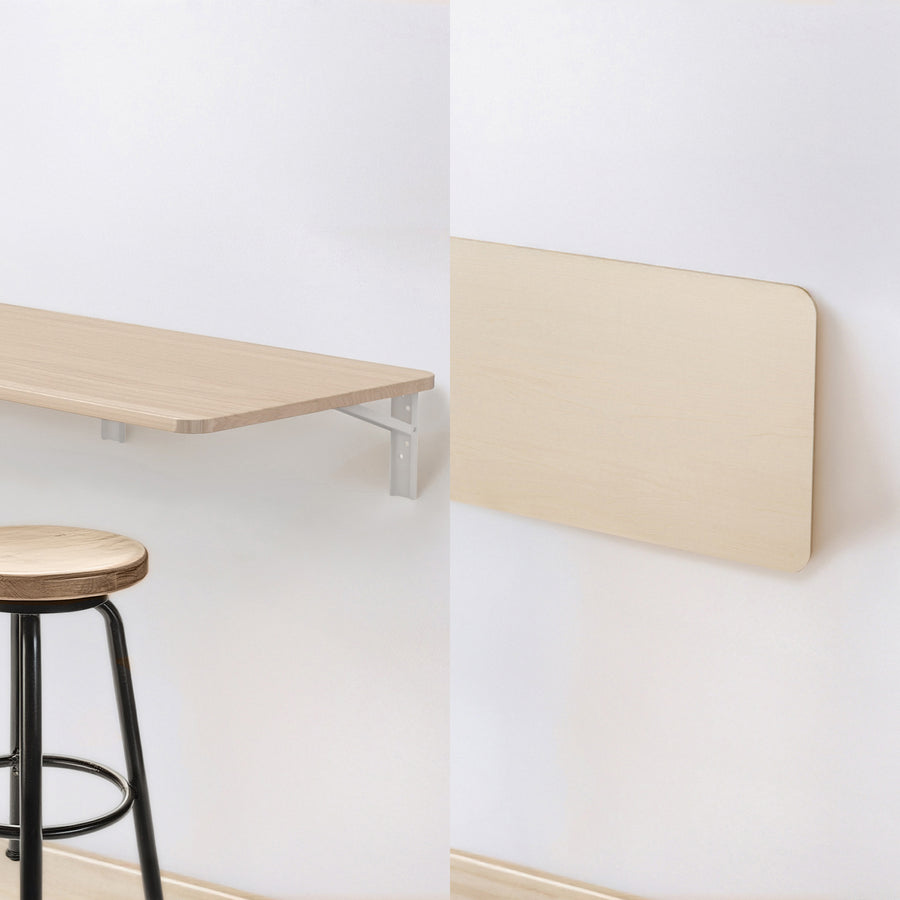 Maclean Estante / tablero plegable, color madera clara, 100x40cm, max. 50 kg, MC-128 WD