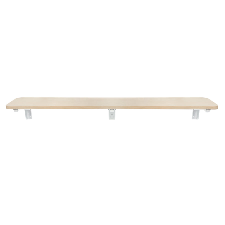 Estante/top plegable Maclean, color madera clara, 100x20 cm, máx.50 kg, MC-129 WD