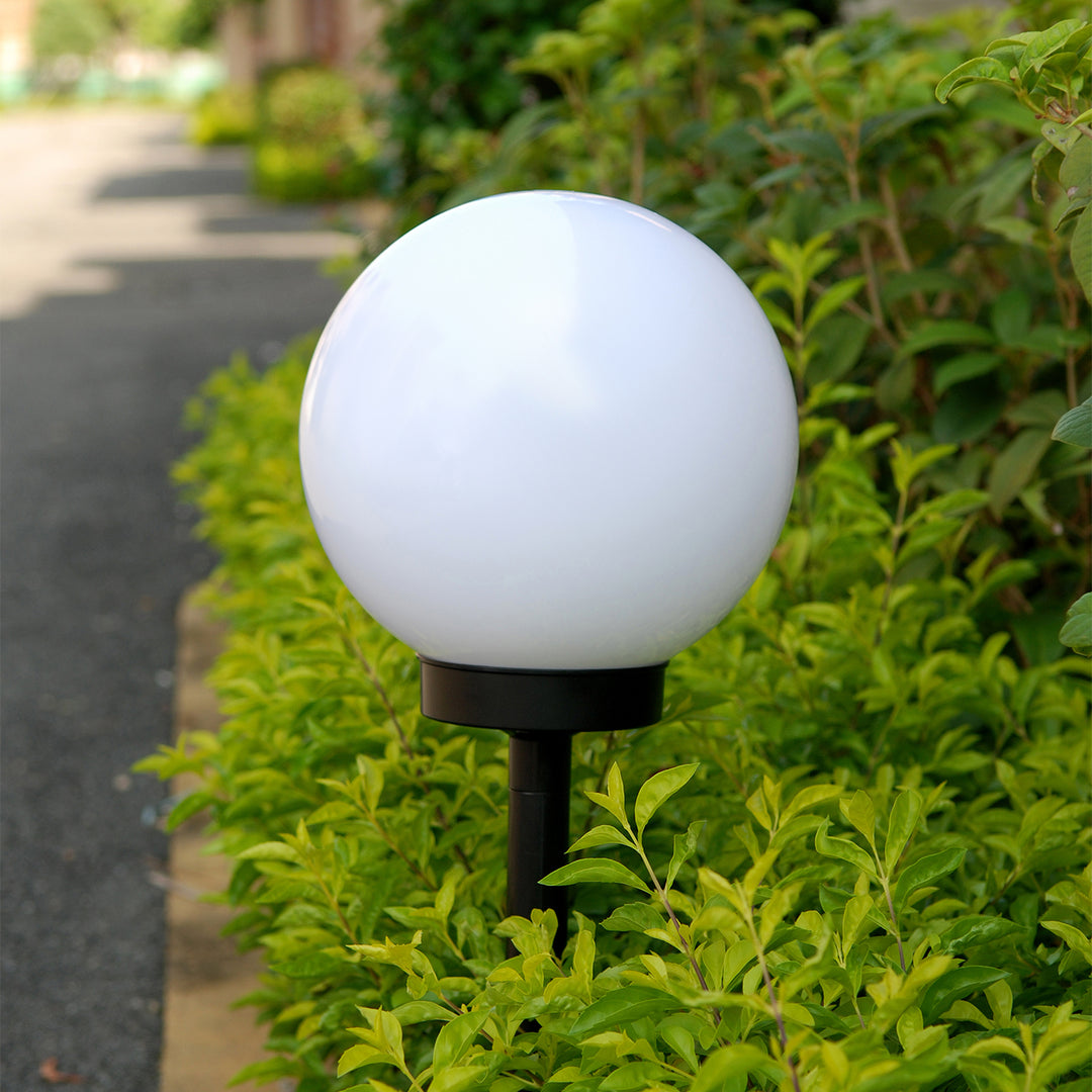 Candeeiro Solar GreenBlue, Independente, Jardim, Esfera 30x30x63 cm, GB168, 4 Tons