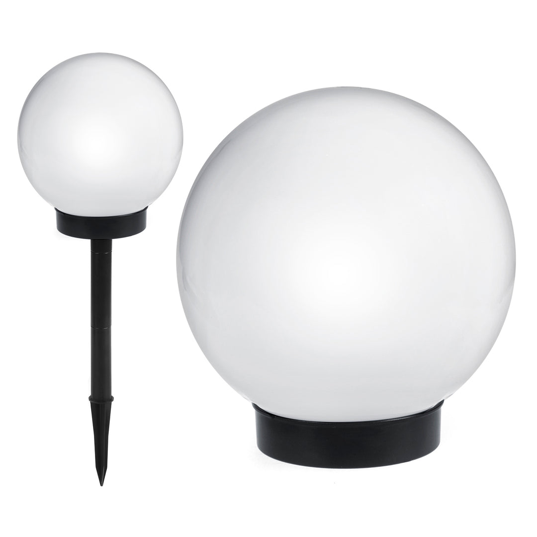 Luz solar GreenBlue, independente, jardim, esfera 25x25x58 cm, LED branco, GB166, pacote de 4