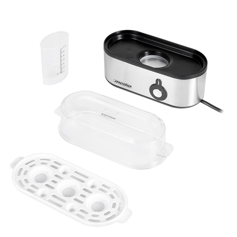 Cocedor de huevos Mesko MS 4485 para 1-3 huevos, 350W, pinza, enchufe UK