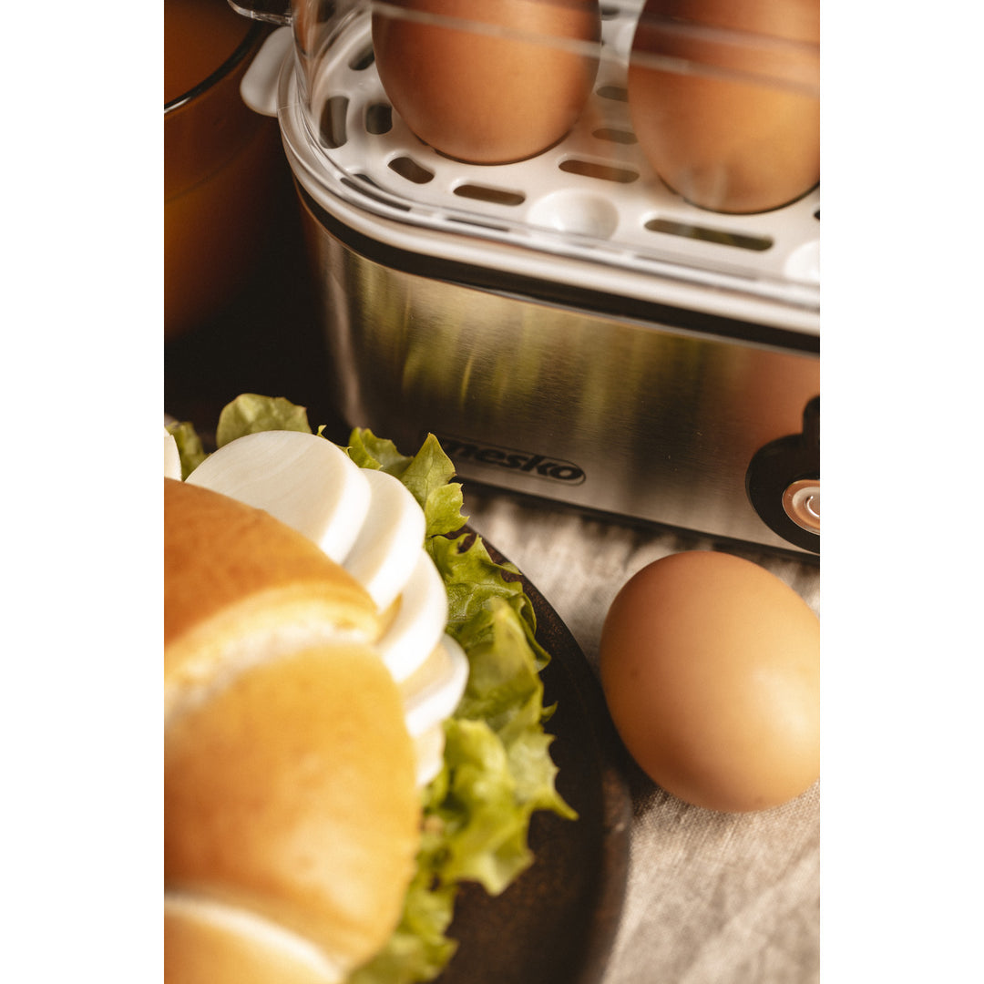 Cocedor de huevos Mesko MS 4485 para 1-3 huevos, 350W, pinza, enchufe UK