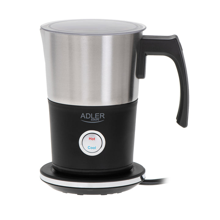 Espumador de leite Adler, elétrico, quente e frio, máx. 1000 W, AD 4497