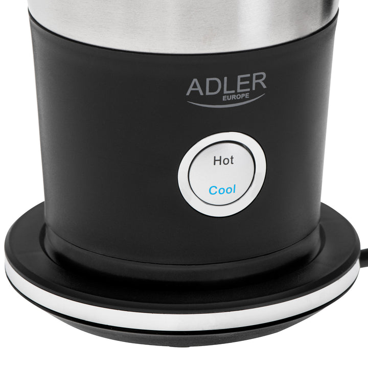 Espumador de leite Adler, elétrico, quente e frio, máx. 1000 W, AD 4497