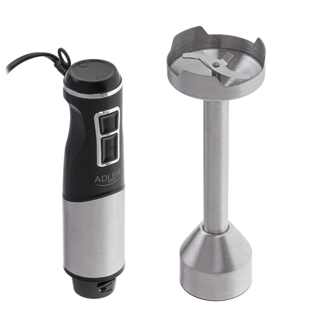 Adler Batidora de mano, función Turbo, función picadora de hielo, 1900W, AD 4628