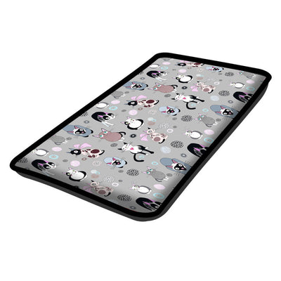 Almofada para cama de gato para nicho de janela 25x55cm Padrão Bertoni CATNIP