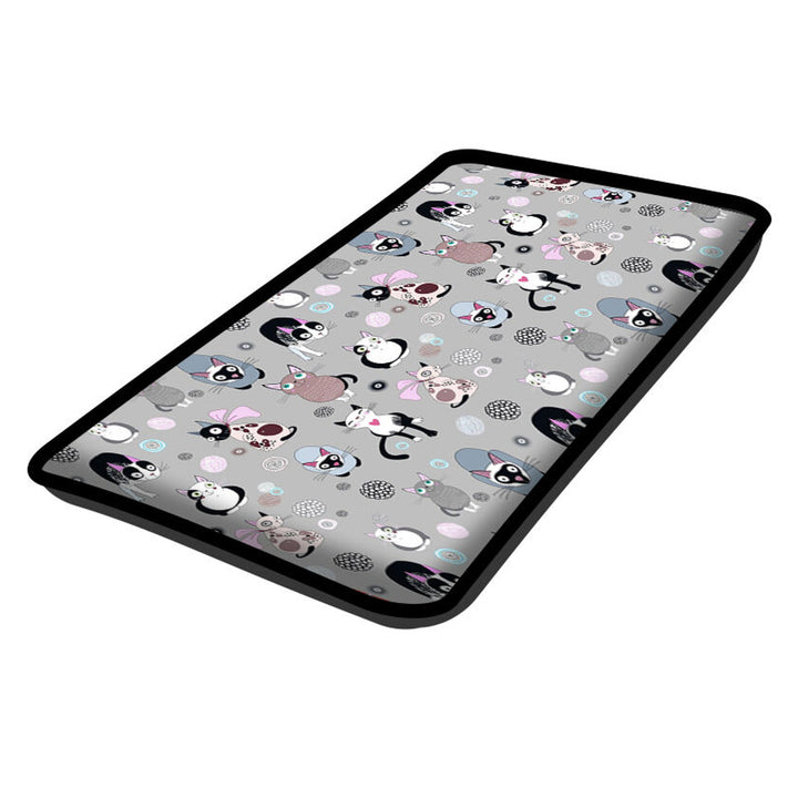 Cojín cama para gato para el hueco de la ventana 25x55cm Bertoni patrón CATNIP