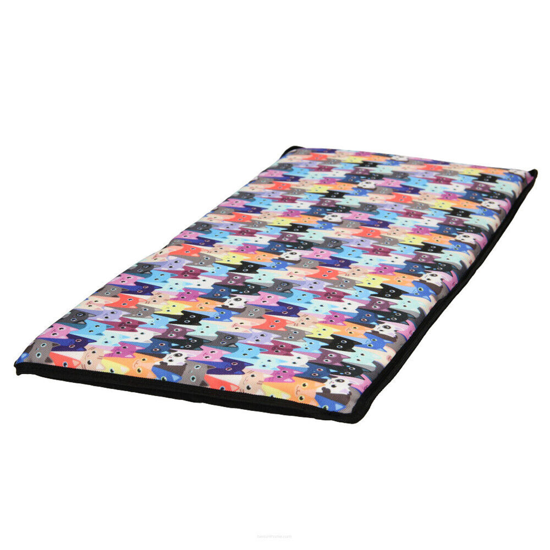 Almofada para cama de gato para nicho de janela 25x55cm Bertoni MEOW print