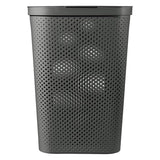 Curver Infinity Cesto de la ropa reciclado 60L gris oscuro