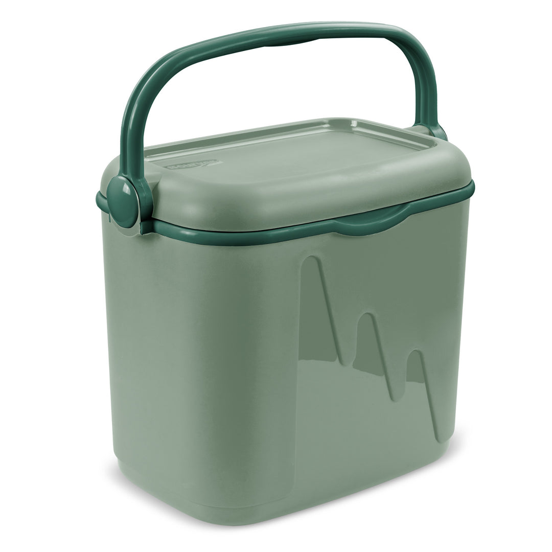Cooler de viagem Curver, recarregável, capacidade de 32 litros, verde