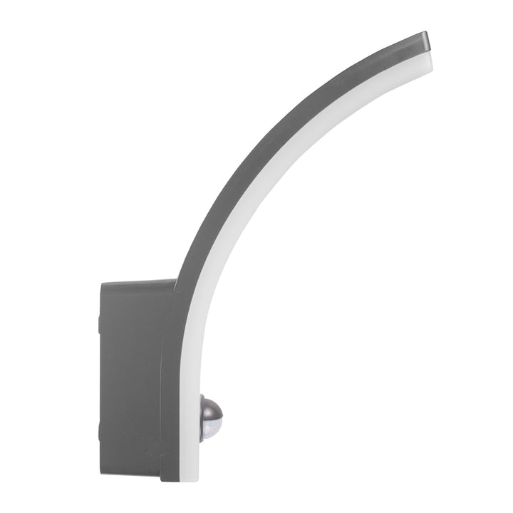 Luz LED com sensor de movimento Maclean, sensor de movimento PIR, cinzento, 20 W, IP65, 2000 lm, branco neutro (4000 K) MCE512 GR, pacote de 4