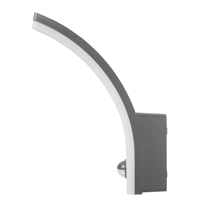 Luz LED com sensor de movimento Maclean, sensor de movimento PIR, cinzento, 20 W, IP65, 2000 lm, branco neutro (4000 K) MCE512 GR, pacote de 4
