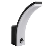 Luz LED com sensor de movimento Maclean, sensor de movimento PIR, preta, 20 W, IP65, 2000 lm, branco neutro (4000 K) MCE512 B, pacote de 2