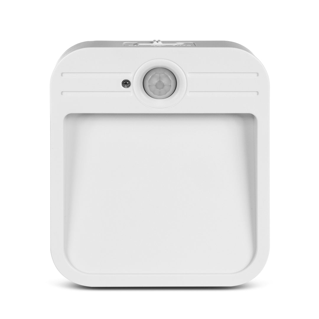 Maclean MCE236 Luz de escada LED, com sensor de movimento, 4000K, 3,7V/500mAh, 4 LEDs, alcance de 3 a 4m, pacote de 2