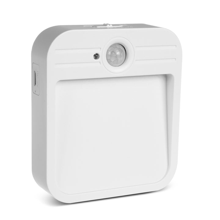 Maclean MCE236 Luz de escada LED, com sensor de movimento, 4000K, 3,7V/500mAh, 4 LEDs, alcance de 3 a 4 m, pacote de 4