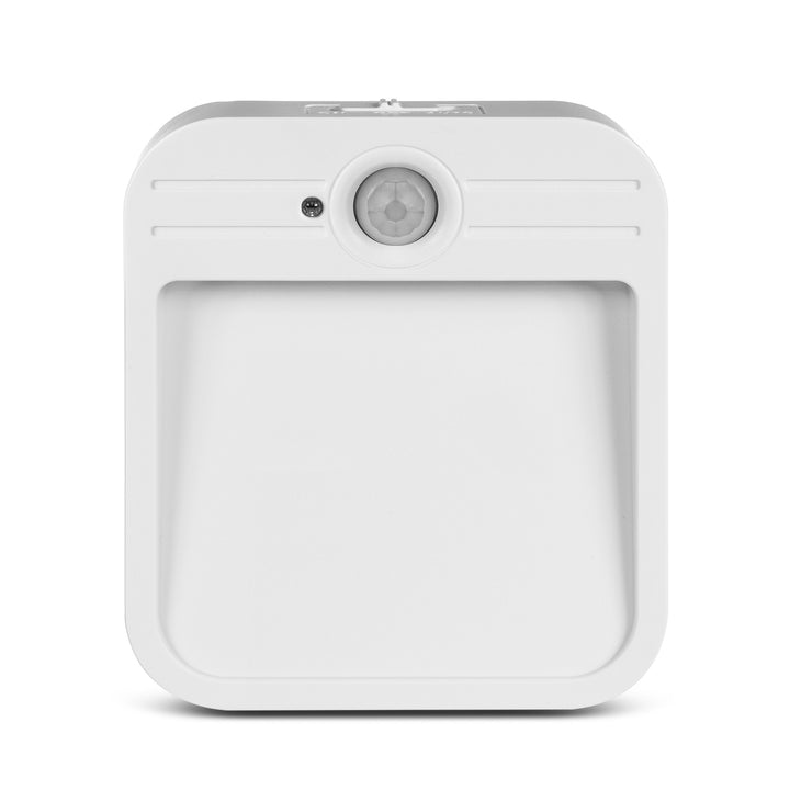Maclean MCE236 Luz de escada LED, com sensor de movimento, 4000K, 3,7V/500mAh, 4 LEDs, alcance de 3 a 4 m, pacote de 4