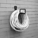 Soporte de pared para garaje Maclean, para neumáticos, herramientas de jardín, escalera, mangueras, bicicletas, acero, carga máx. 35kg, MC-441, 2 piezas