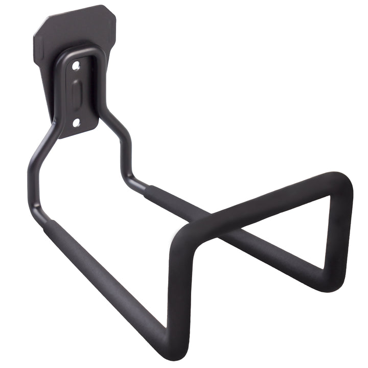 Soporte de pared para garaje Maclean, para neumáticos, herramientas de jardín, escalera, mangueras, bicicletas, acero, carga máx. 35kg, MC-441, 4 piezas