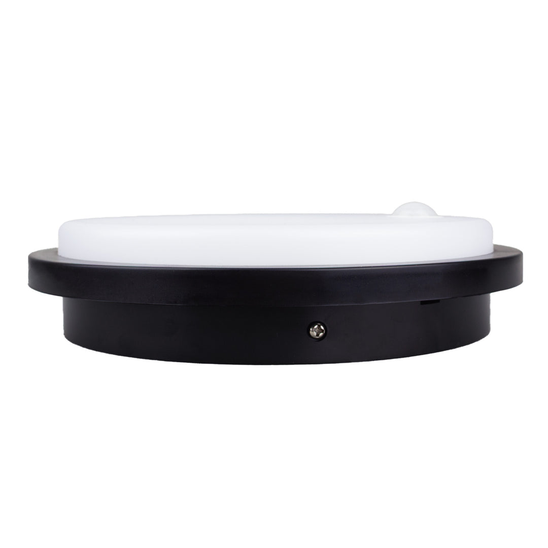 Lámpara LED con sensor de movimiento Maclean, sensor PIR, color negro, 10 W, IP65, 1000 lm, color neutro, MCE525 B