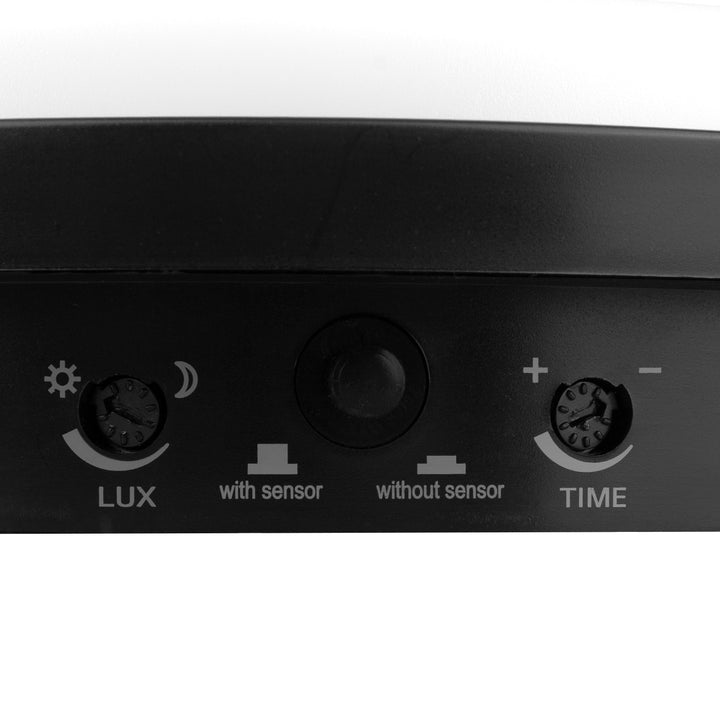 Lámpara LED con sensor de movimiento Maclean, sensor PIR, color negro, 10 W, IP65, 1000 lm, color neutro, MCE525 B