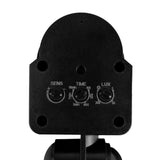 Sensor de movimiento y crepúsculo de pared Maclean, 180°, máx. 1200 W, negro con cubierta negra, MCE25 B/B