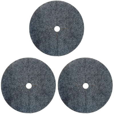 Juego de discos antihierba Bertoni, 3 piezas, 40 cm, gris