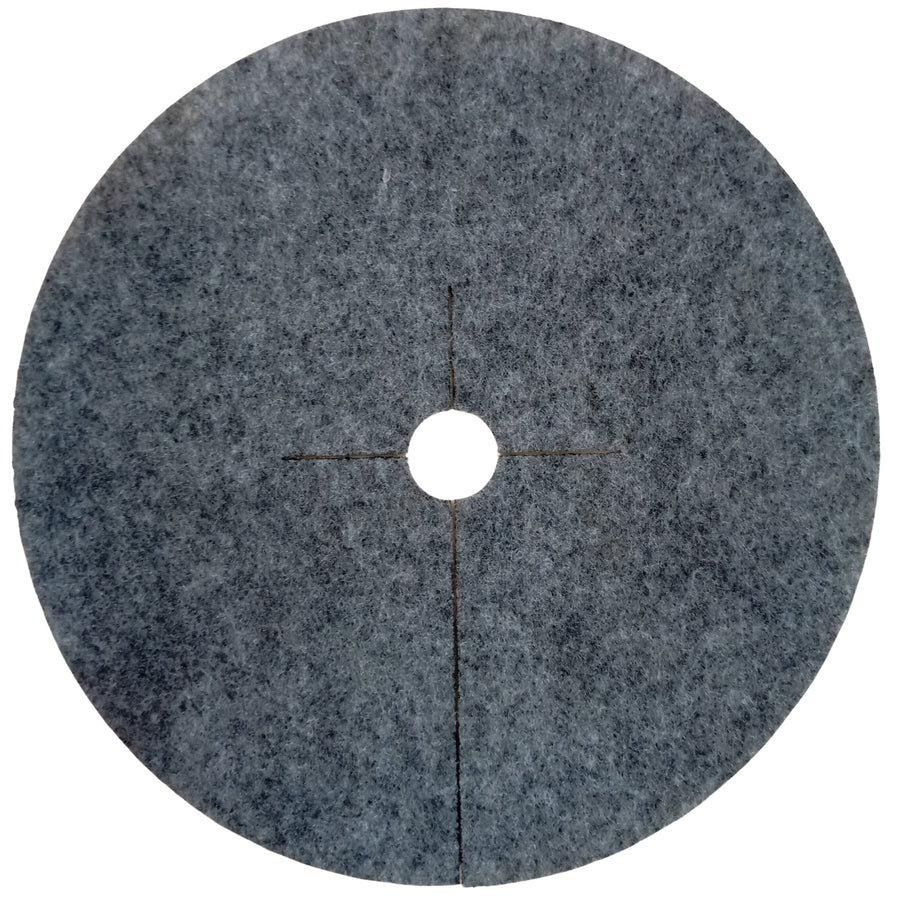 Bertoni Juego de discos antihierba, 6 piezas, 40 cm, gris