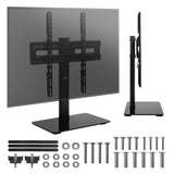 Soporte universal para TV Maclean, para mueble RTV, soporte, máx. 35 kg, rotación 20 grados, para TV 32-55", MC-132
