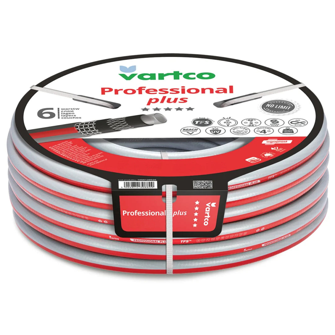 Mangueira de jardim Vartco Professional Plus, 1", 20 m, 6 dobras