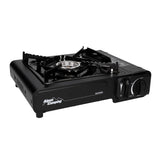 Fogão de campismo Alpen Camping, potência: 2,0 kW, consumo de gás 146 g/h, tipo de gás - butano, BAVIERA