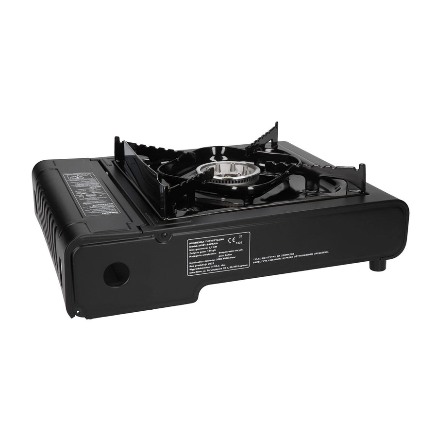 Fogão de campismo Alpen Camping, potência: 2,0 kW, consumo de gás 146 g/h, tipo de gás - butano, BAVIERA